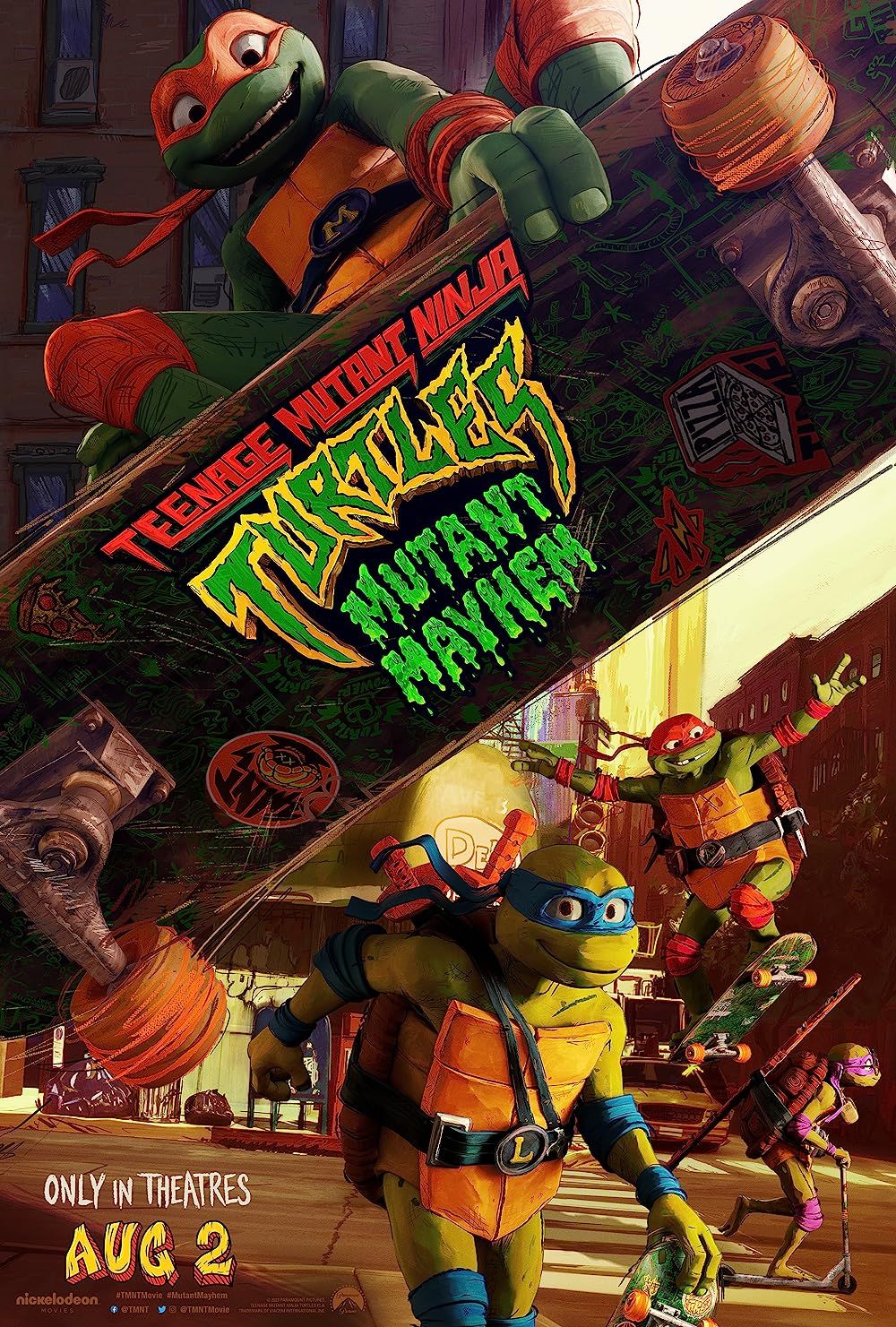 Teenage Mutant Ninja Turtles: Mutant Mayhem 2023 Holyood English 1xBet