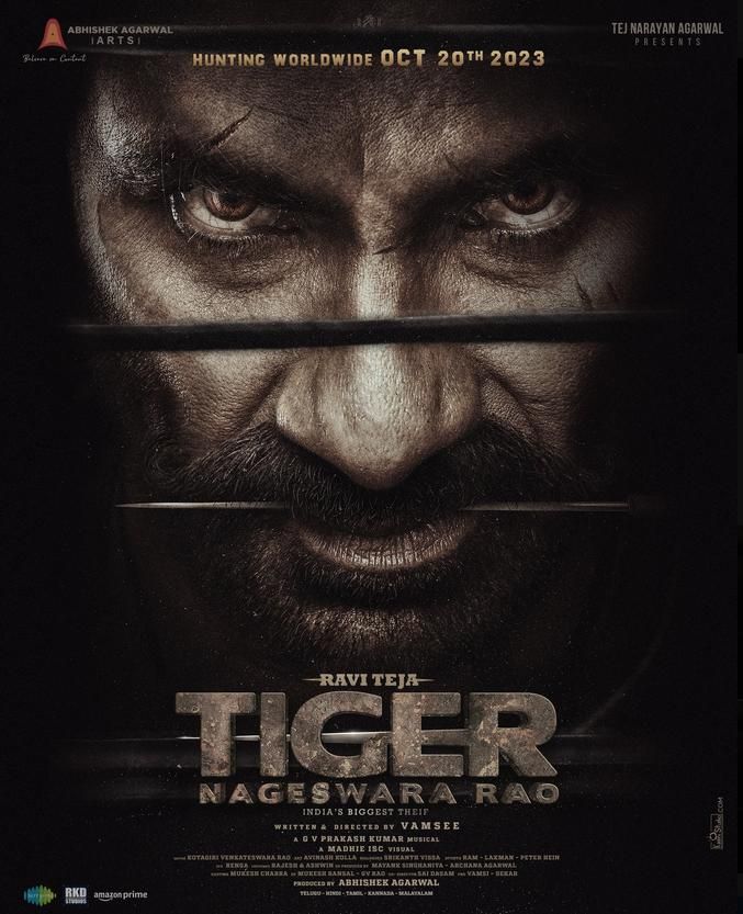 Tiger Nageswara Rao 2023 Telugu 1xBet